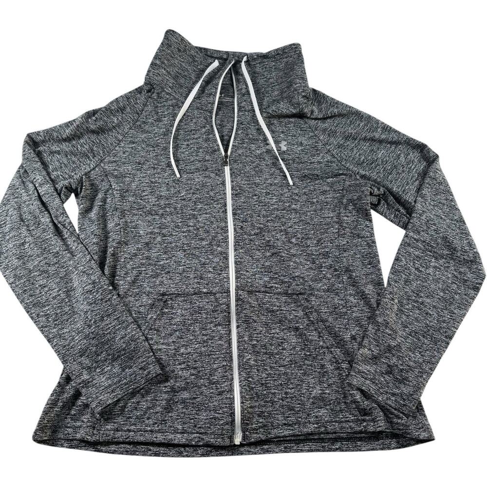 Under Armour Lightweight Full Zip Grey Women’s Athletic Jacket Size Large